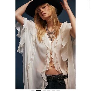 Free People Winter Valley Kimono (Ivory)